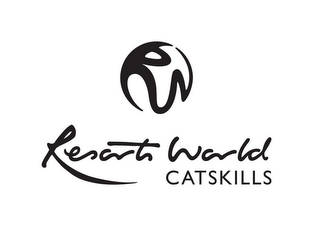 RW RESORTS WORLD CATSKILLS logo