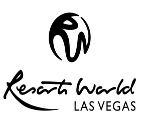 RW RESORTS WORLD LAS VEGAS logo