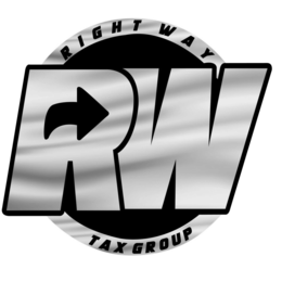 RW RIGHT WAY TAX GROUP logo