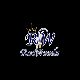 RW ROC WOODS logo