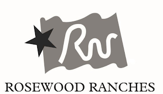 RW ROSEWOOD RANCHES logo