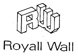 RW ROYALL WALL logo