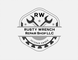 RW RUSTY WRENCH REPAIR SHOP LLC VETERAN OWNED logo