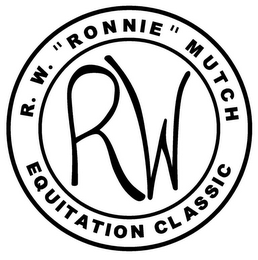 RW R.W. "RONNIE" MUTCH EQUITATION CLASSIC logo