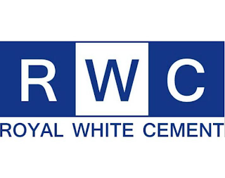 RWC ROYAL WHITE CEMENT logo