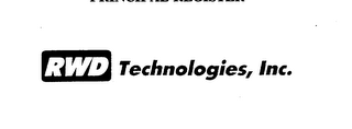 RWD TECHNOLOGIES, INC. logo