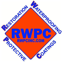 RWPC, RESTORATION, WATERPROOFING, PROTECTIVE COATINGS, RWPCINC.COM logo