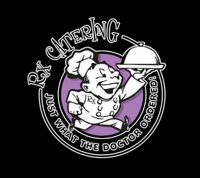 RX CATERING JUST WHAT THE DOCTOR ORDERED! logo