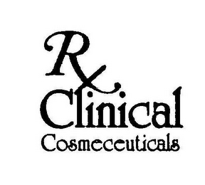 RX CLINICAL COSMECEUTICALS logo