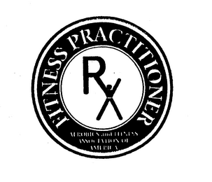 RX FITNESS PRACTITIONER AEROBICS AND FITNESS ASSOCIATION OF AMERICA logo