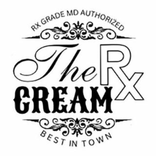 RX GRADE MD AUTHORIZED THE CREAM RX BEST IN TOWN logo