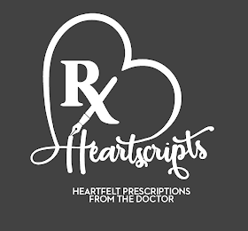 RX HEARTSCRIPTS HEARTFELT PRESCRIPTIONS FROM THE DOCTOR logo