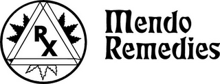 RX MENDO REMEDIES logo