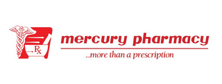 RX MERCURY PHARMACY ...MORE THAN A PRESCRIPTION logo