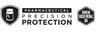 RX PHARMACEUTICAL PRECISION PROTECTIONORKIN GOLD MEDAL QA logo