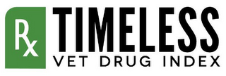 RX TIMELESS VET DRUG INDEX logo
