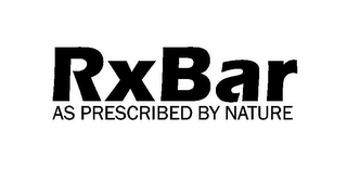RXBAR AS PRESCRIBED BY NATURE logo