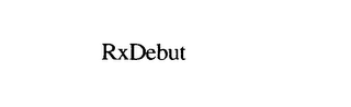 RXDEBUT logo