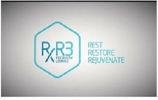 RXR3 RECOVERY LOUNGE REST RESTORE REJUVENATE logo