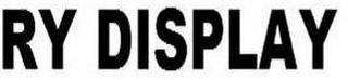 RY DISPLAY logo
