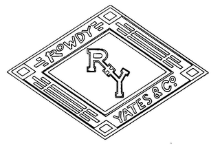 RY ROWDY YATES & CO. logo