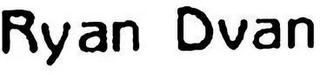 RYAN DVAN logo