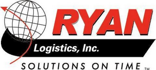 RYAN LOGISTICS, INC. SOLUTIONS ON TIME logo