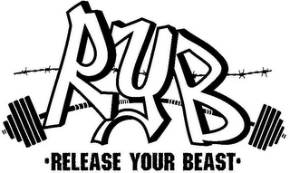RYB ·RELEASE YOUR BEAST· logo