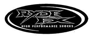 RYDE FX HIGH PERFORMANCE SHOCKS logo