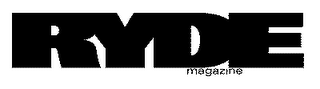 RYDE MAGAZINE logo