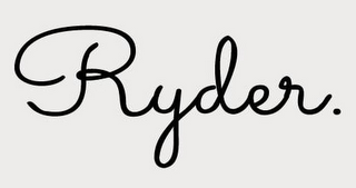 RYDER. logo