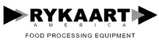 RYKAART AMERICA FOOD PROCESSING EQUIPMENT logo