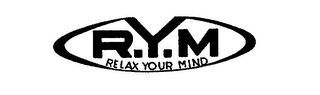 R.Y.M. RELAX YOUR MIND logo