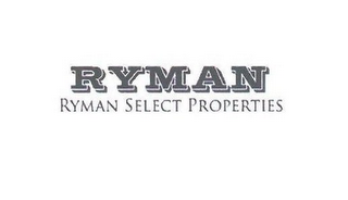 RYMAN RYMAN SELECT PROPERTIES logo