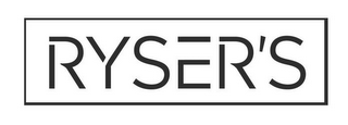 RYSER'S logo