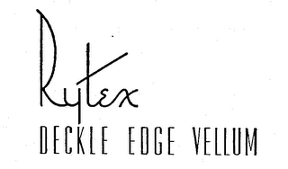 RYTEX DECKLE EDGE VELLUM