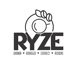 RYZE GATHER ENERGIZE CONNECT RESTORE logo