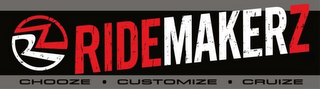 RZ RIDEMAKERZ CHOOZE · CUSTOMIZE · CRUIZE logo