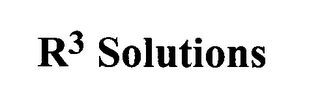 R³ SOLUTIONS logo