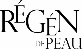 RÉGÉN DE PEAU logo