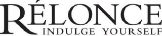 RÉLONCE INDULGE YOURSELF logo
