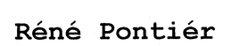 RÉNÉ PONTIÉR logo
