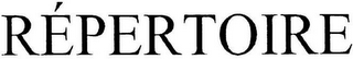 RÉPERTOIRE logo