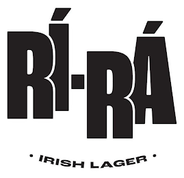 RÍ-RÁ · IRISH LAGER · logo