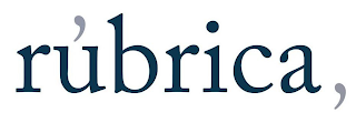 RÚBRICA, logo