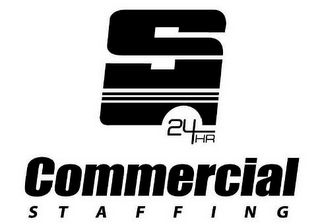 S 24 HR COMMERCIAL STAFFING logo