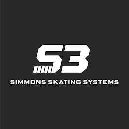 S 3 SIMMONS SKATING SYSTEMS logo