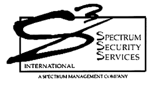 S 3 SPECTRUM SECURITY SERVICES INTERNATIONAL A SPECTRUM MANAGEMENT COMPANY logo