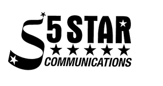 S 5 STAR COMMUNICATIONS logo
