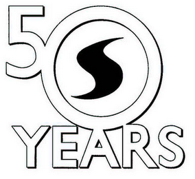 S 50 YEARS logo
